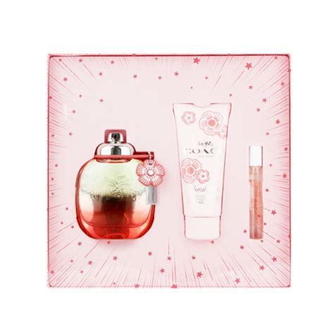 COACH FLORAL BLUSH 3 Piece Gift Set for Women - Perfumes Plus International