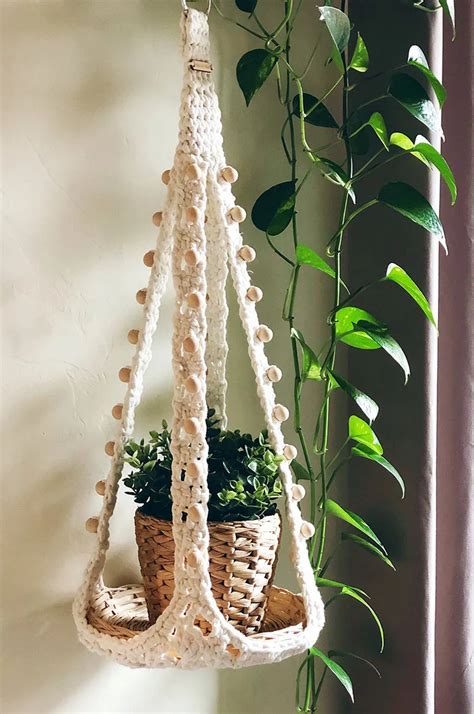 7 free crochet plant hanger patterns – Artofit