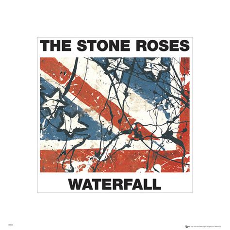 The Stone Roses Waterfall - 40 x 40cm Print | SOWIA