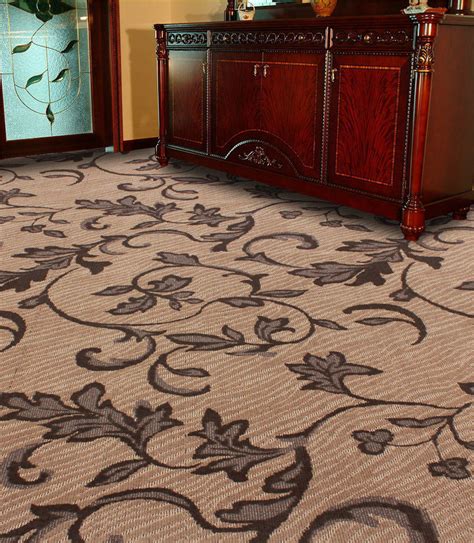 China Floral Pattern Moden Design Nylon Surface Wall to Wall Carpet ...