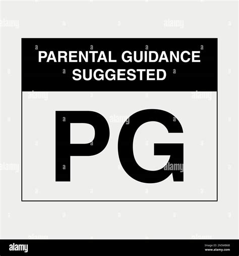 Parental guidance logo Black and White Stock Photos & Images - Alamy