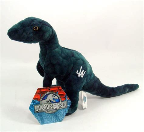 Jurassic Park World Dinosaur Plush Blue Velociraptor - Walmart.com