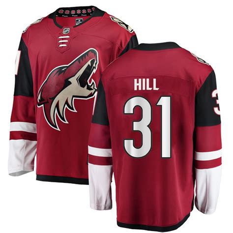 Youth Adin Hill Arizona Coyotes Fanatics Branded Home Jersey ...