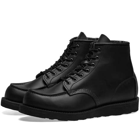 Red Wing Leather 8137 Heritage Work 6" Moc Toe Boot in Black for Men - Save 3% - Lyst