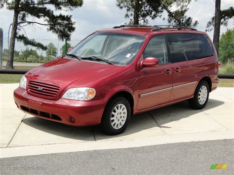 2002 Ruby Red Kia Sedona LX #49937780 Photo #11 | GTCarLot.com - Car ...