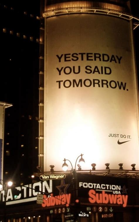 Nike Yesterday You Said Tomorrow Just Do It - - HD phone wallpaper | Pxfuel