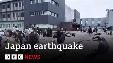 Japan issues tsunami warning after strong earthquake - BBC News - World ...