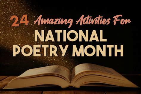 24 Amazing Activities for National Poetry Month | Middle & High School