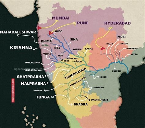 The Importance of Tungabhadra Dam & Tungabhadra river (MAP 2022) - UPSC ...