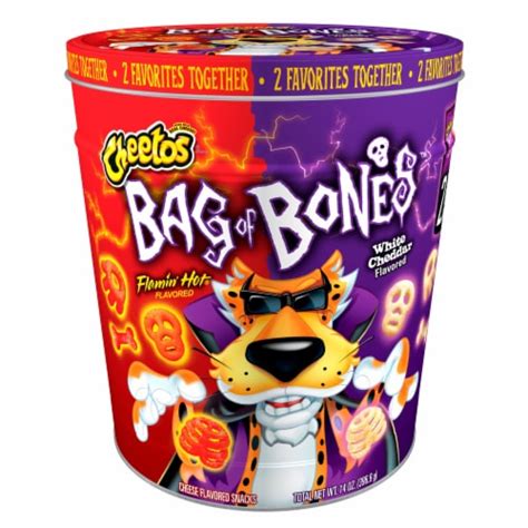 Cheetos Bag of Bones Cheese Flavored Snacks Variety Pack, 14 oz - Fred ...