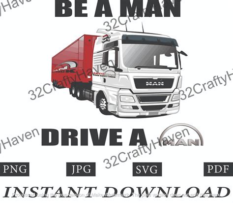 MAN Truck Logo / Instant Download / Print Cut Template / High - Etsy