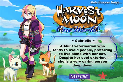 Harvest Moon: One World "Gabrielle" character profile shared | The ...