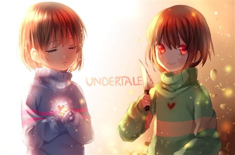 chara, undertale , Frisk, undertale , Knife, Sasucchi95, Undertale Wallpapers HD / Desktop and ...