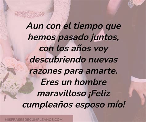 Feliz Cumpleanos Esposo Frases