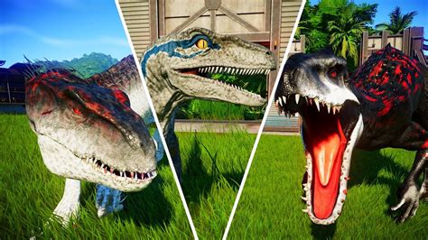 Jurassic World Indominus Rex And Blue