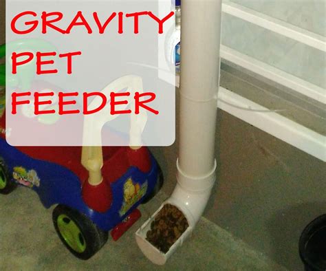 Gravity Pet Feeder Using PVC Pipes : 4 Steps - Instructables