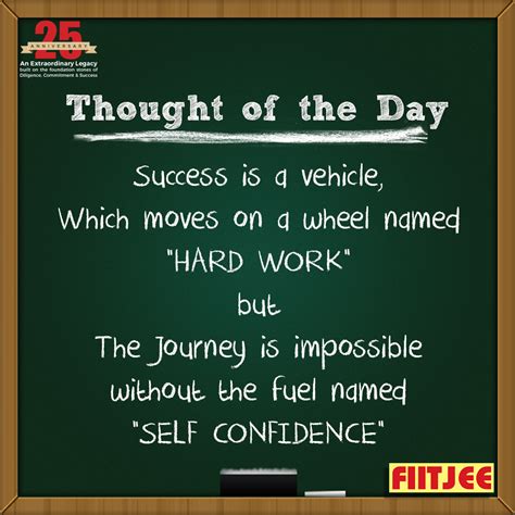 Success is a vehicle, which moves on a wheel named "HARD WORK" but the journey is impossible ...