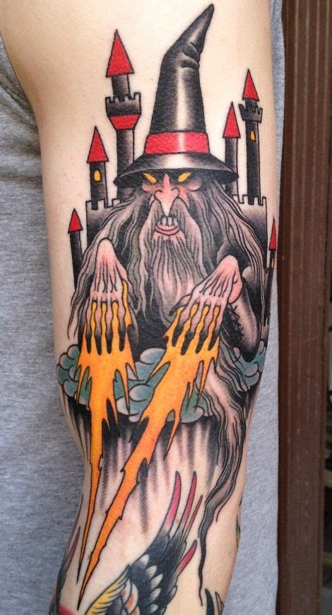 Pin by JRoman C on tattoo | Wizard tattoo, Traditional tattoo, Traditional tattoo design