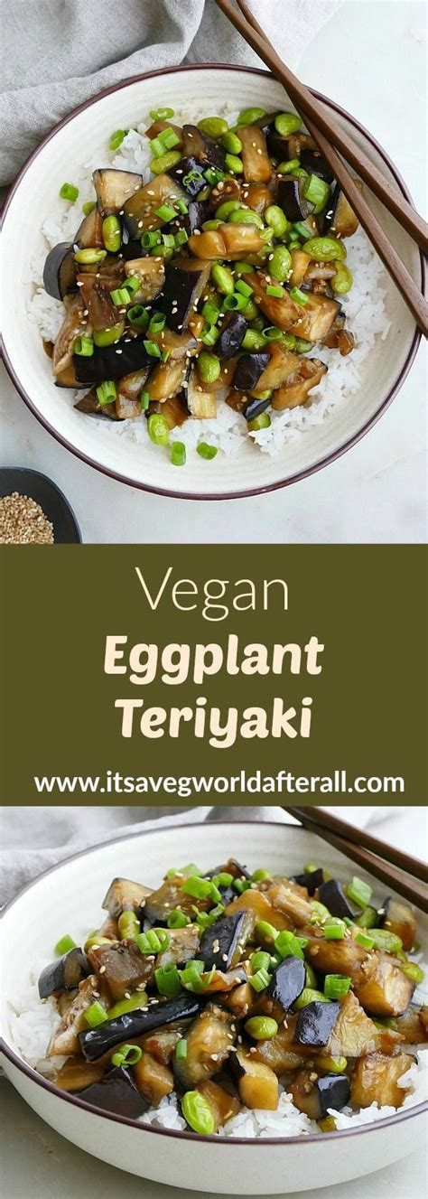 Vegan Eggplant "Teriyaki" | Recipe | Eggplant recipes, Vegan eggplant, Eggplant dishes