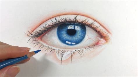 DRAWING AN EYE | Step By Step with Colored Pencils - YouTube