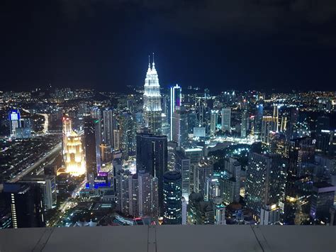 Kuala Lumpur at night from KL Tower. Perfect place to see the Petronas ...