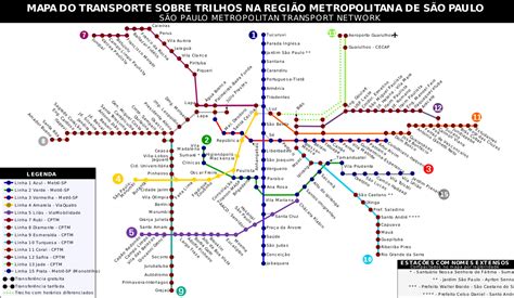 São Paulo Metro – Subway and Metro Train Maps