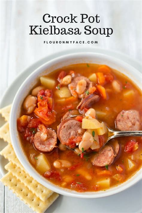 Crock Pot Kielbasa Soup Recipe - Flour On My Face