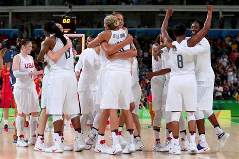 USA women's basketball, with 4 out players, wins Olympic gold medal ...