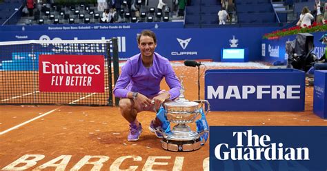 Rafael Nadal holds off Stefanos Tsitsipas to win epic Barcelona Open final | Tennis | The Guardian