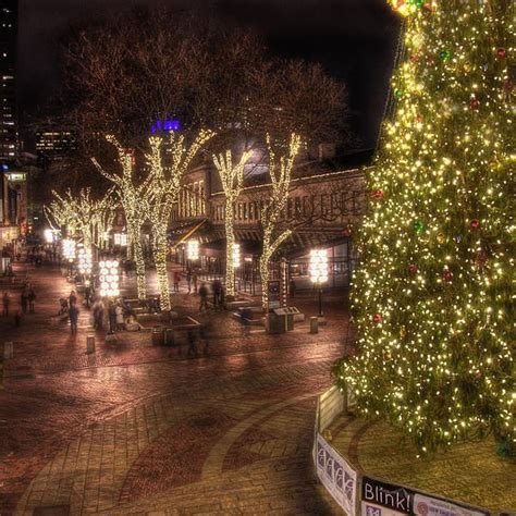 Holiday in Quincy Market by Joann Vitali | Quincy market, Christmas in ...