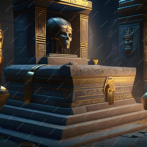 Premium AI Image | Pharaoh's Tomb Image created by AI