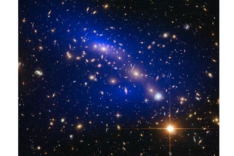 What is dark matter made of? Galaxy cluster collisions offer clues ...