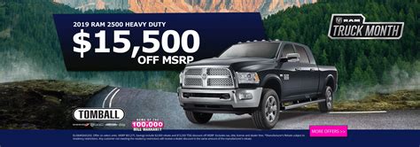 New Specials | Tomball Chrysler Jeep Dodge RAM Dealer