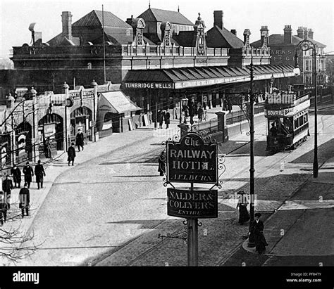 East Croydon Railway Station, early 1900s Stock Photo - Alamy