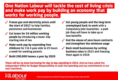 Finally, labour has some policies for the doorstep – and here they are ...