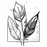 Birds Feathers Coloring Page · Creative Fabrica sketch template