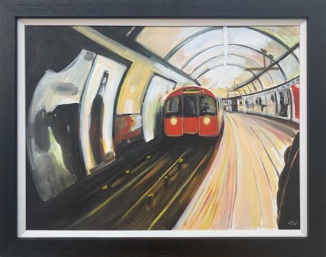 Original Painting of the London Underground – Angela Wakefield