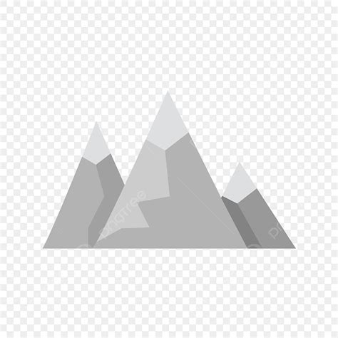 Mountains Vector Art PNG, Vector Mountains Icon, Mountain Clipart, Mountains, Adventure PNG ...