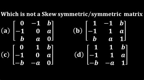 skew symmetric matrix linear algebra engineering iit jam mathematics gate eigen values csir net ...