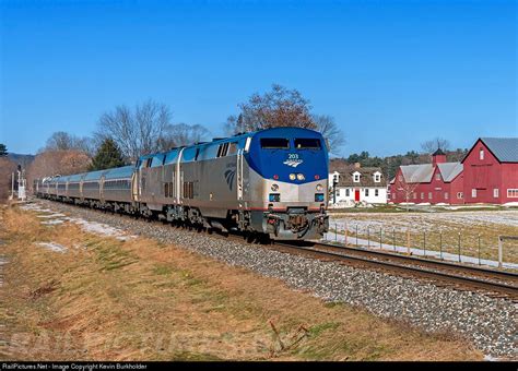 Amtrak's southbound Vermonter train #55 on Tuesday, December 30, has the returning pair of rare ...