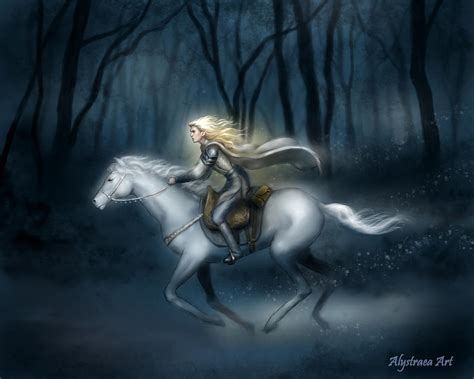 Glorfindel and Asfaloth by AlystraeaArt on DeviantArt