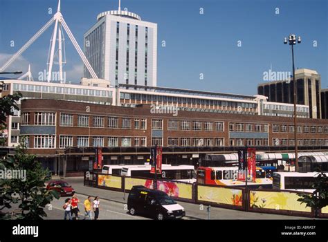 Cardiff Central Bus Station Cardiff South Wales Stock Photo - Alamy