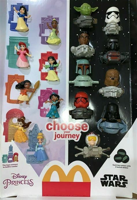 2021 McDONALD'S Star Wars and Disney's Princess HAPPY MEAL TOYS Or Set | eBay