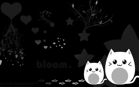 Cute Wallpapers Black and White - WallpaperSafari