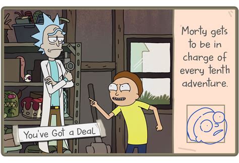 Rick and Morty - Morty Adventure Card — Jason Lim