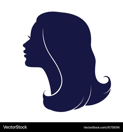 Face Profile Silhouette Vector