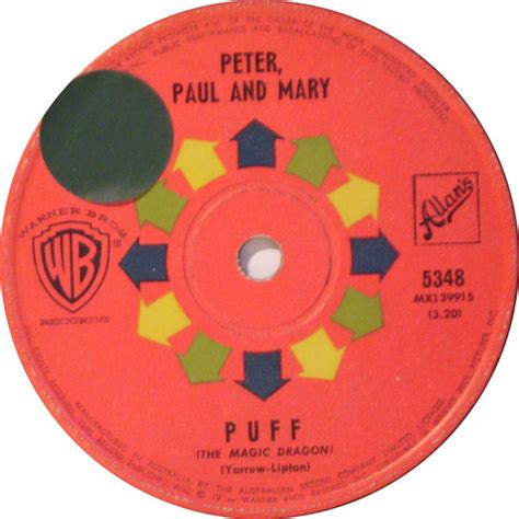 Peter, Paul & Mary – Puff (The Magic Dragon) (1963, Vinyl) - Discogs