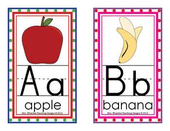 Alphabet Classroom Display by Mrs Whelchel Teaching Designs | Teachers Pay Teachers