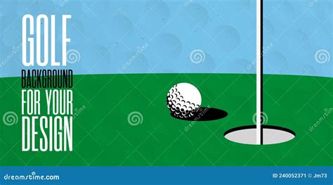 Retro Style Banner for Your Golf Design Stock Vector - Illustration of ...