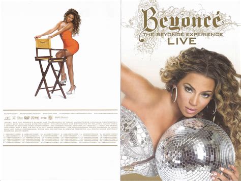 DVD: Beyoncé - The Beyoncé Experience Live - Encartes Pop